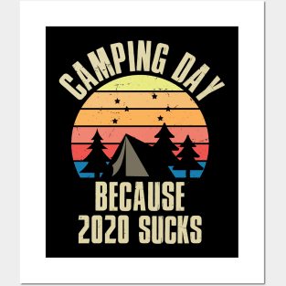 CAMPING DAY Posters and Art